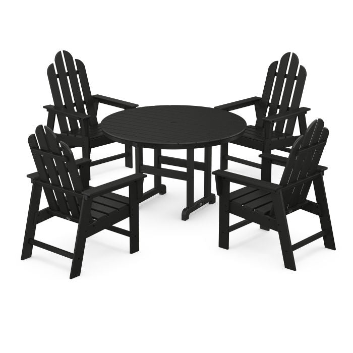 Long Island 5-Piece Round Farmhouse Dining Set