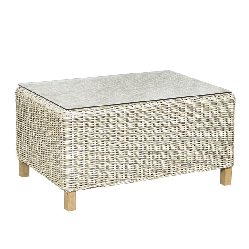 Canary - Outdoor Rectangular Coffee Table Glass