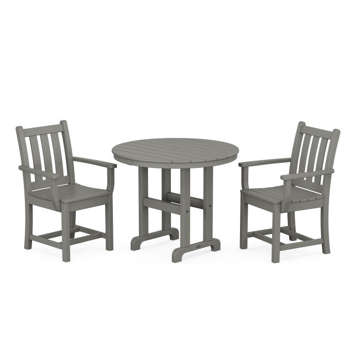 Traditional Garden 3-Piece Round Dining Set