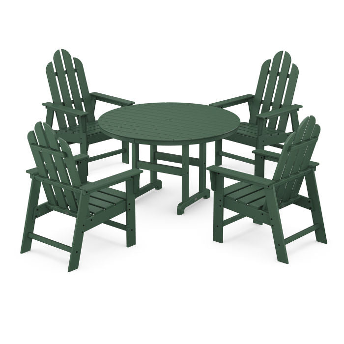 Long Island 5-Piece Round Farmhouse Dining Set