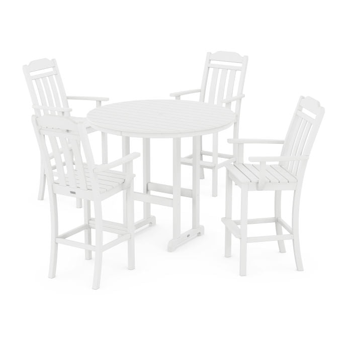 Country Living 5-Piece Round Farmhouse Bar Set