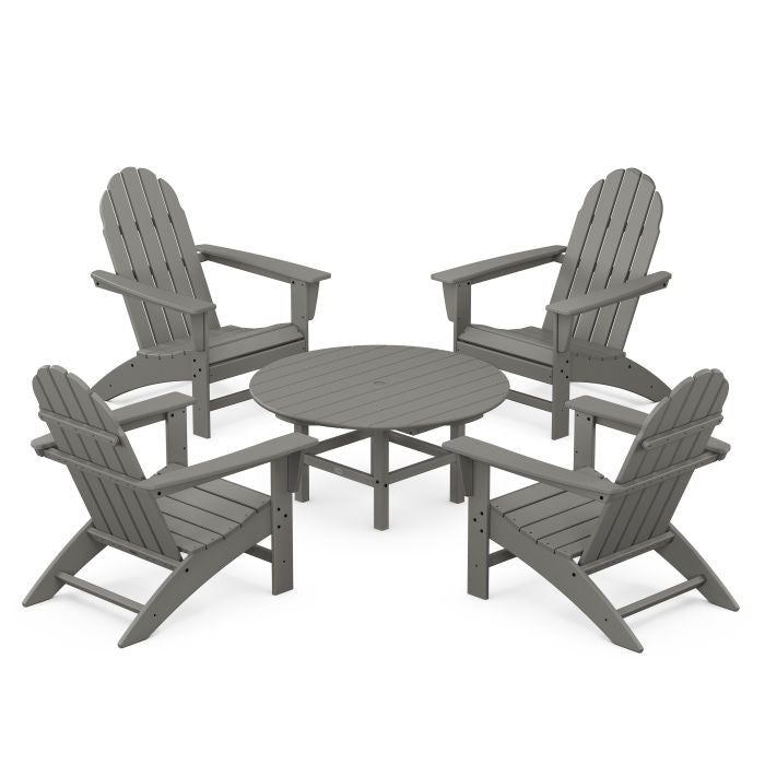 Vineyard 5-Piece Adirondack Chair Conversation Set