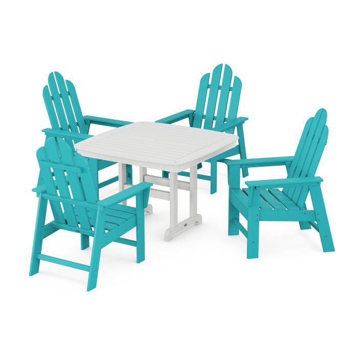 Long Island 5-Piece Dining Set with Trestle Legs