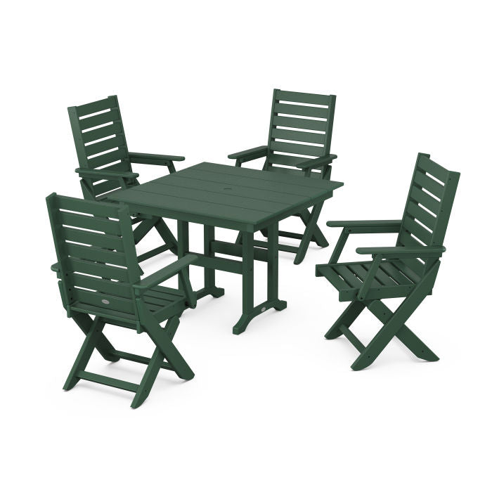 Captain 5-Piece Farmhouse Dining Set