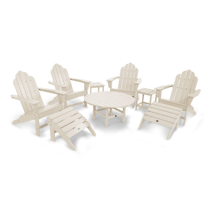Long Island Adirondack 9-Piece Conversation Group