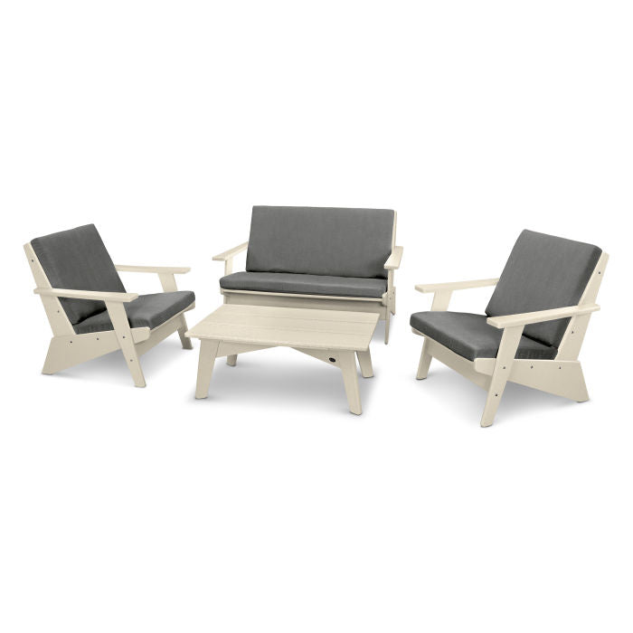 Riviera Modern Lounge 4-Piece Set