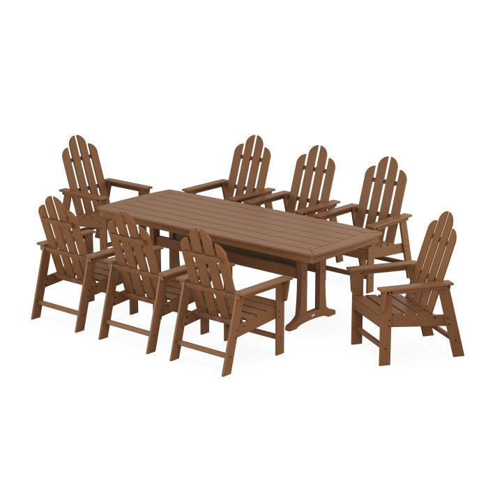 Long Island 9-Piece Dining Set with Trestle Legs