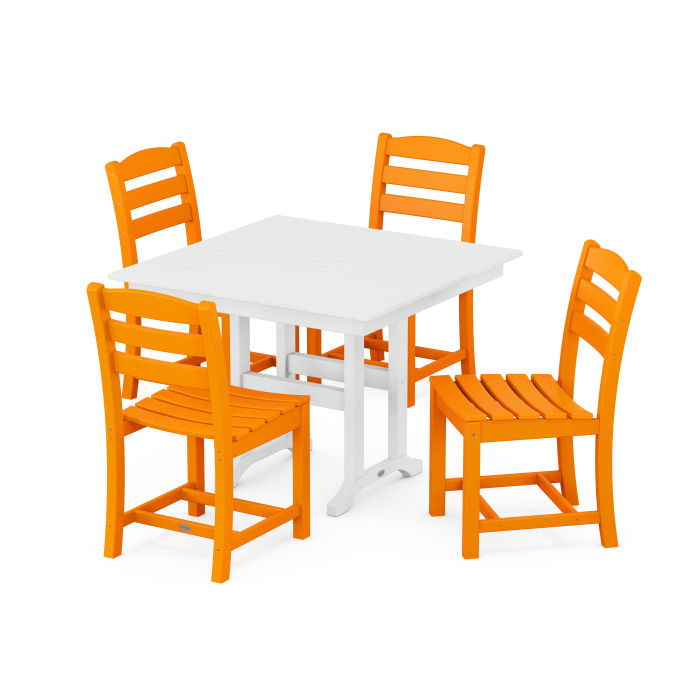 La Casa Café Side Chair 5-Piece Farmhouse Dining Set