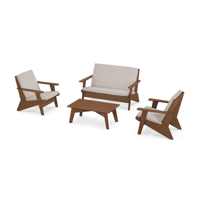 Riviera Modern Lounge 4-Piece Set