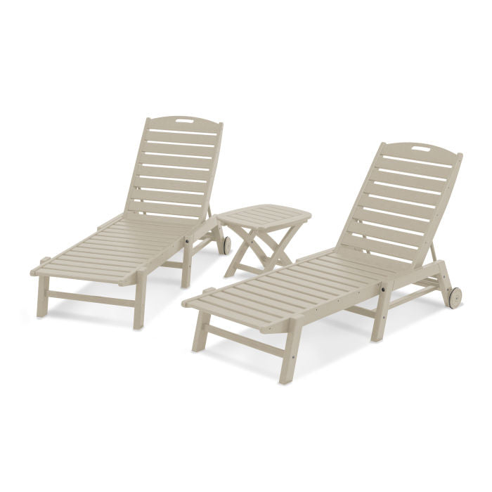 Nautical 3-Piece Chaise Set