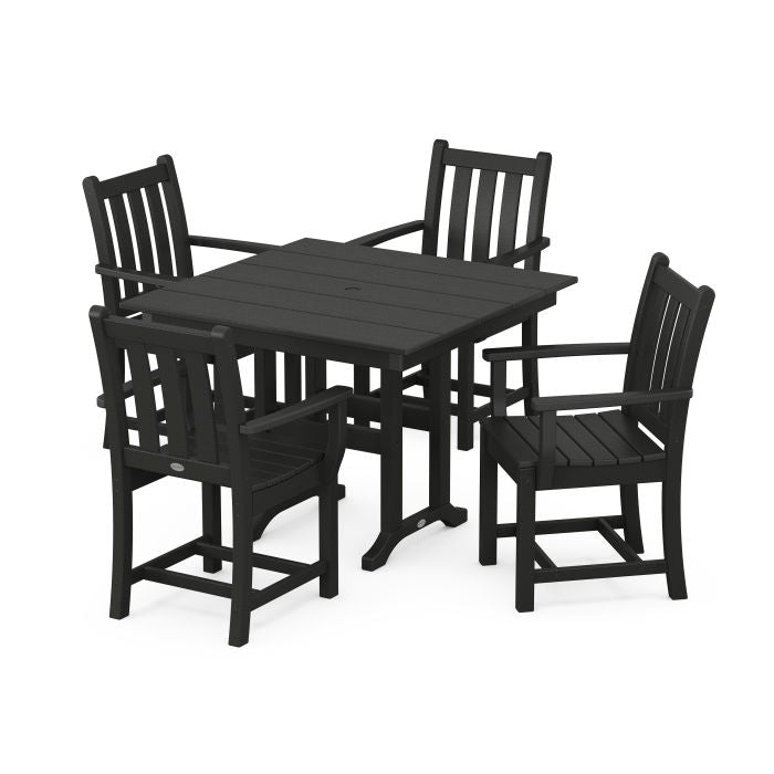 Traditional Garden 5-Piece Farmhouse Dining Set