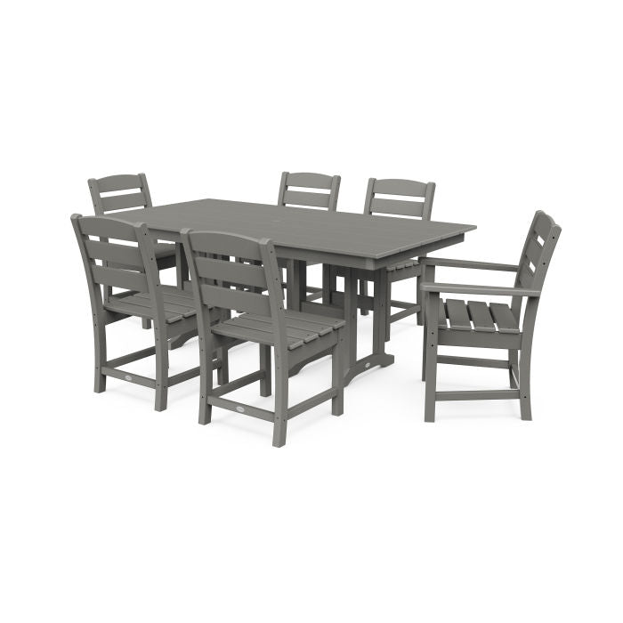 Lakeside 7-Piece Farmhouse Dining Set