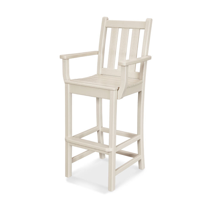 Traditional Garden Bar Arm Chair