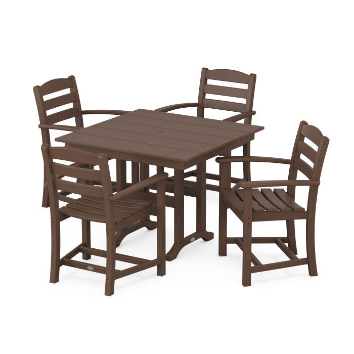 La Casa Café 5-Piece Farmhouse Dining Set