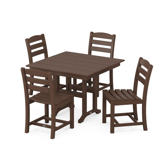 La Casa Café Side Chair 5-Piece Farmhouse Dining Set