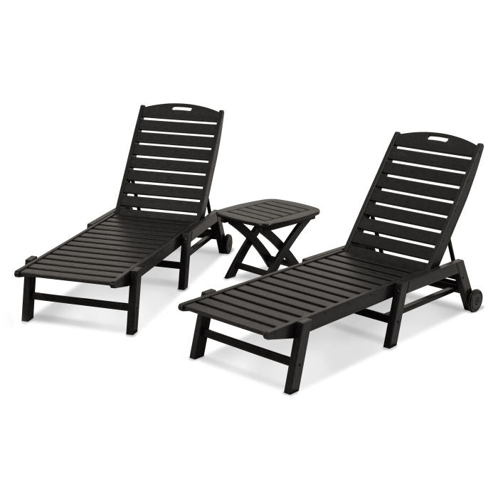 Nautical 3-Piece Chaise Set