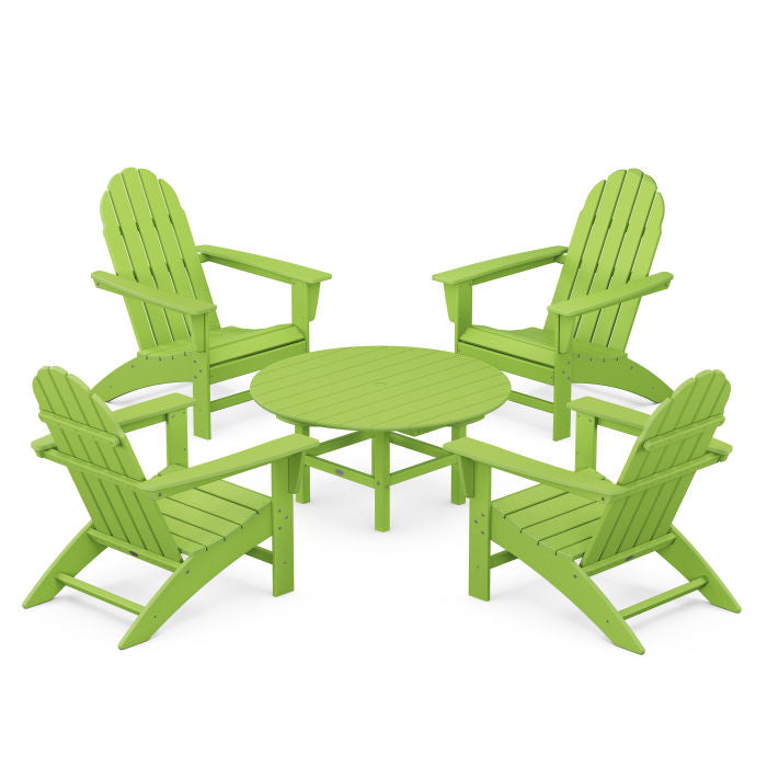 Vineyard 5-Piece Adirondack Chair Conversation Set