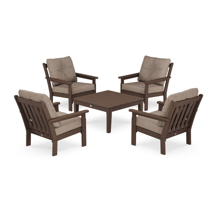 Vineyard 5-Piece Deep Seating Conversation Set