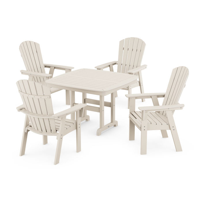Nautical Curveback Adirondack 5-Piece Dining Set