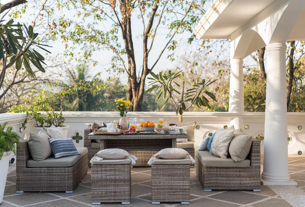featured image of the blog titled "Unveiling the Enchantment of Outdoor Living at Skylar's Home & Patio"