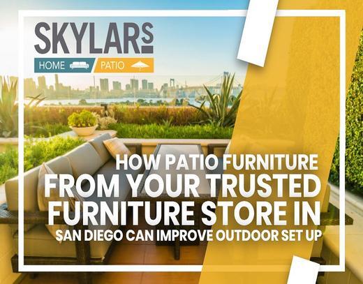 featured image of blog titled "How Patio Furniture From Your Trusted Furniture Store in San Diego Can Improve Outdoor Set Up"