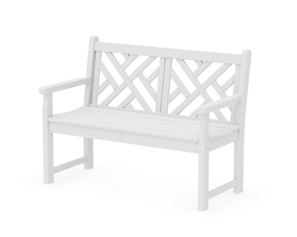POLYWOOD® Chippendale 48" Bench in White