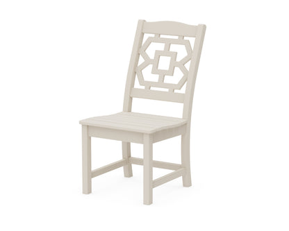 Martha Stewart by POLYWOOD® Chinoiserie Dining Side Chair in Sand