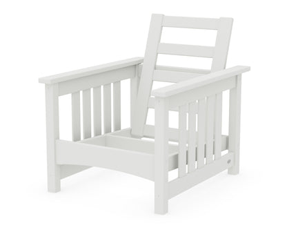 POLYWOOD® Club Mission Chair Frame in White