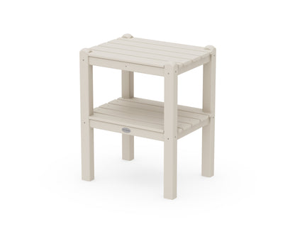 POLYWOOD® Two Shelf Side Table in Sand