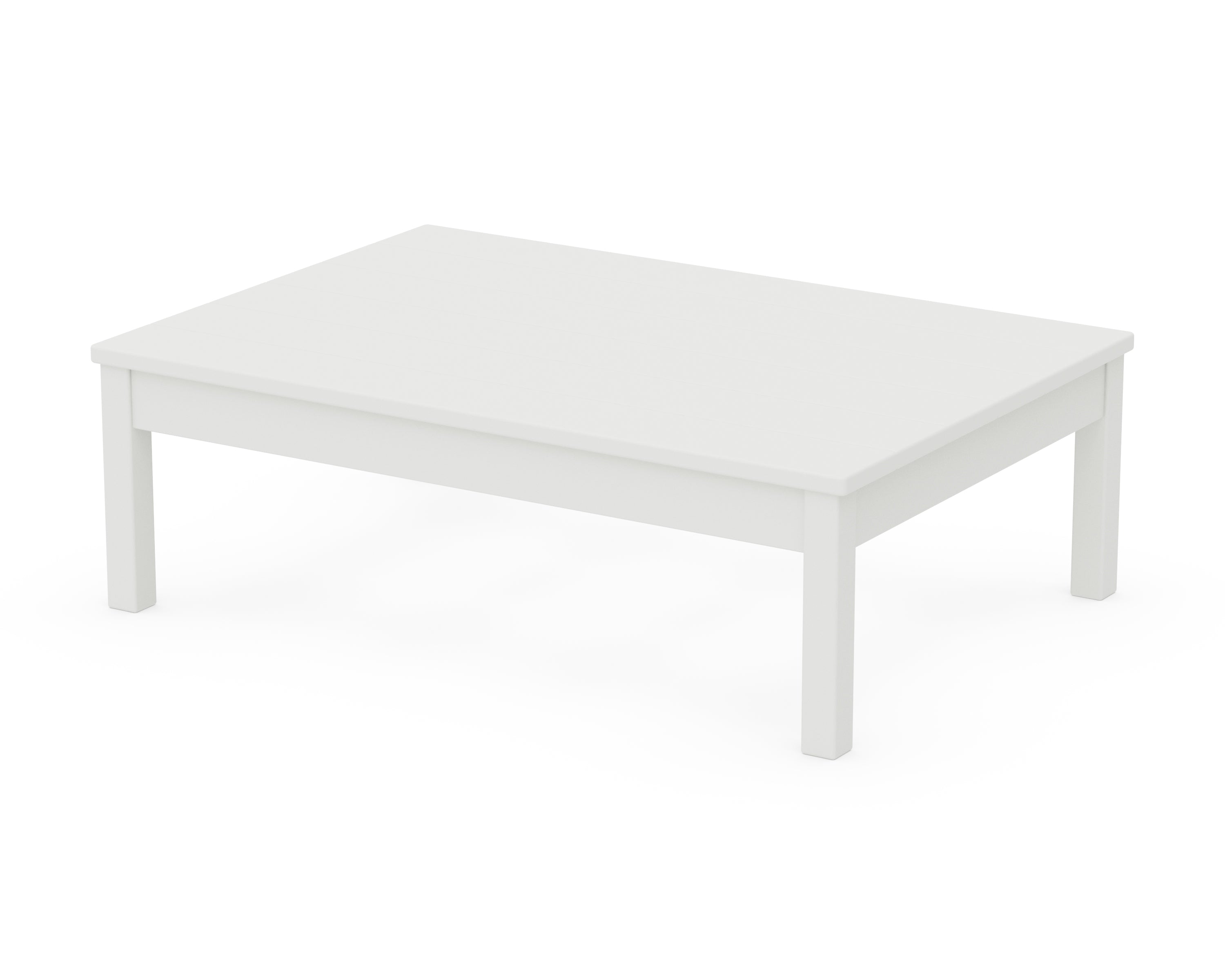 POLYWOOD® 33" x 47" Coffee Table in White
