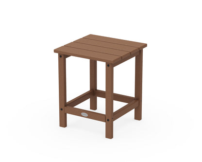POLYWOOD® Long Island 18" Side Table in Teak