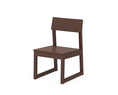 POLYWOOD® EDGE Dining Side Chair in Mahogany