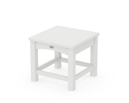 POLYWOOD® Club 18" End Table in White