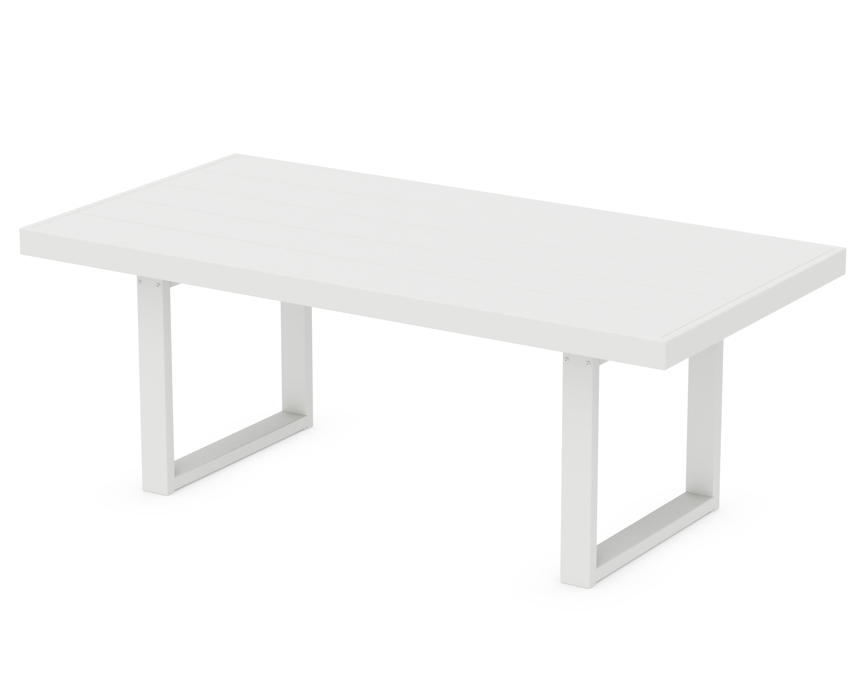 POLYWOOD® EDGE 40" x 78" Dining Table in White