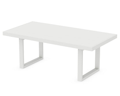 POLYWOOD® EDGE 40" x 78" Dining Table in White