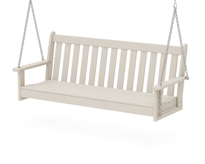 POLYWOOD® Vineyard 60" Porch Swing in Sand