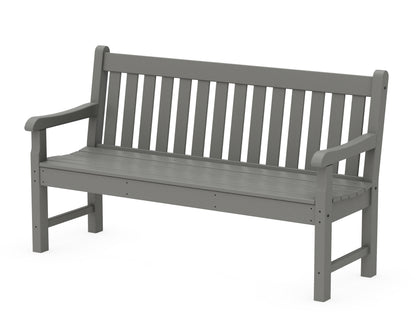POLYWOOD® Rockford 60" Bench in Slate Grey