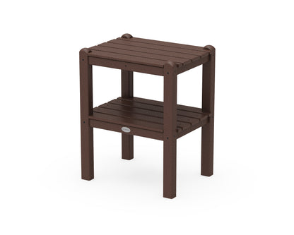 POLYWOOD® Two Shelf Side Table in Mahogany