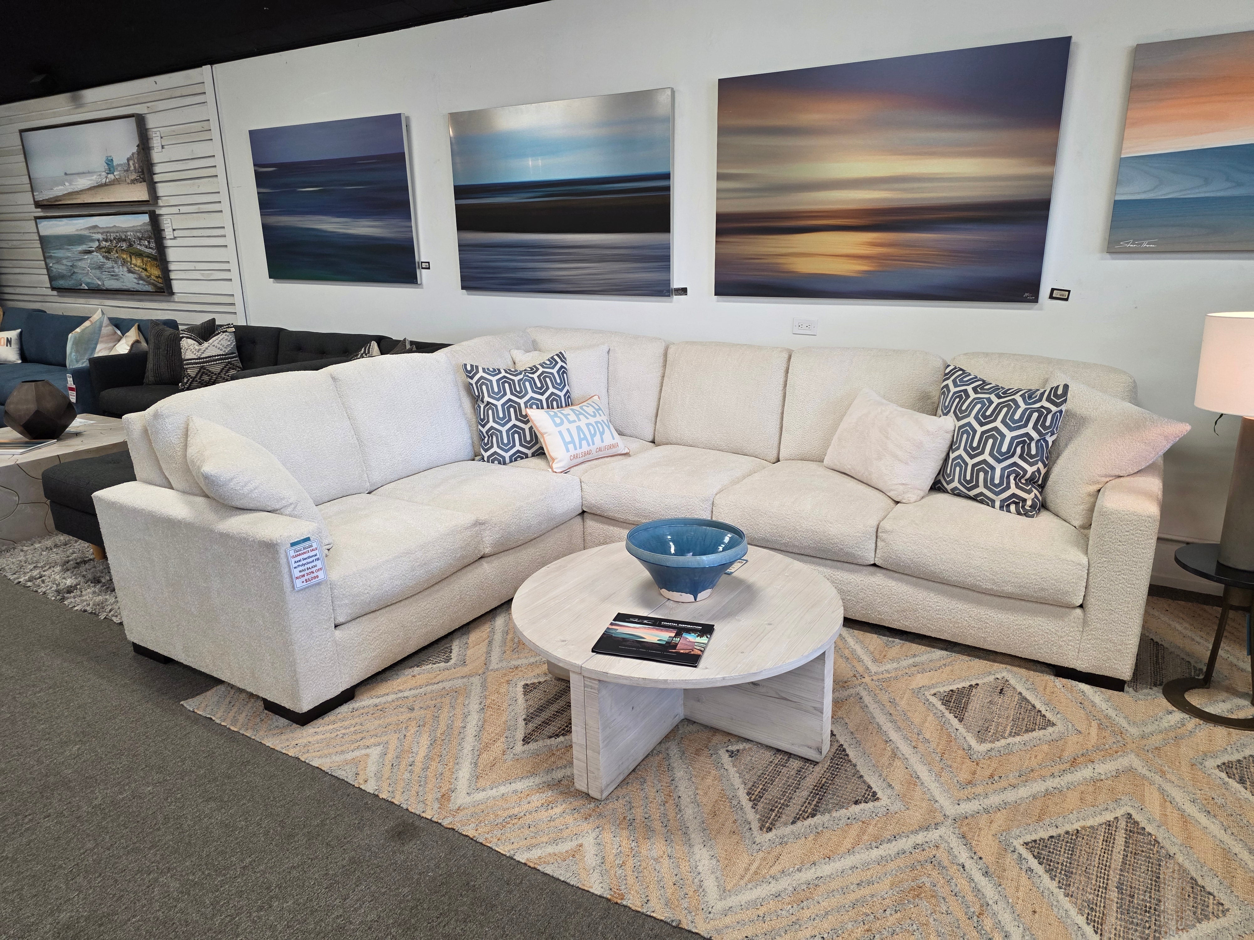 AXEL Sectional w/ POLYCLOUD- FLOOR MODEL CLEARANCE