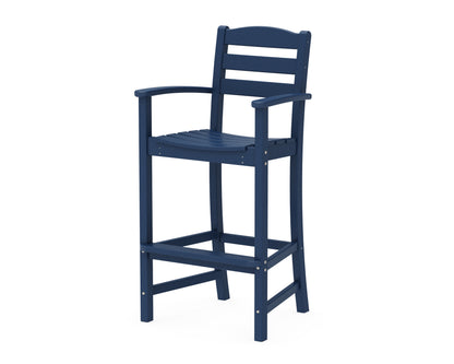 POLYWOOD® La Casa Café Bar Arm Chair in Navy