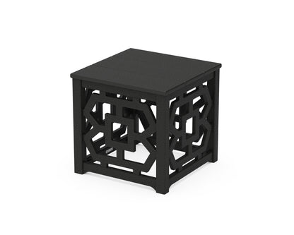 Martha Stewart by POLYWOOD® Chinoiserie Accent Table in Black
