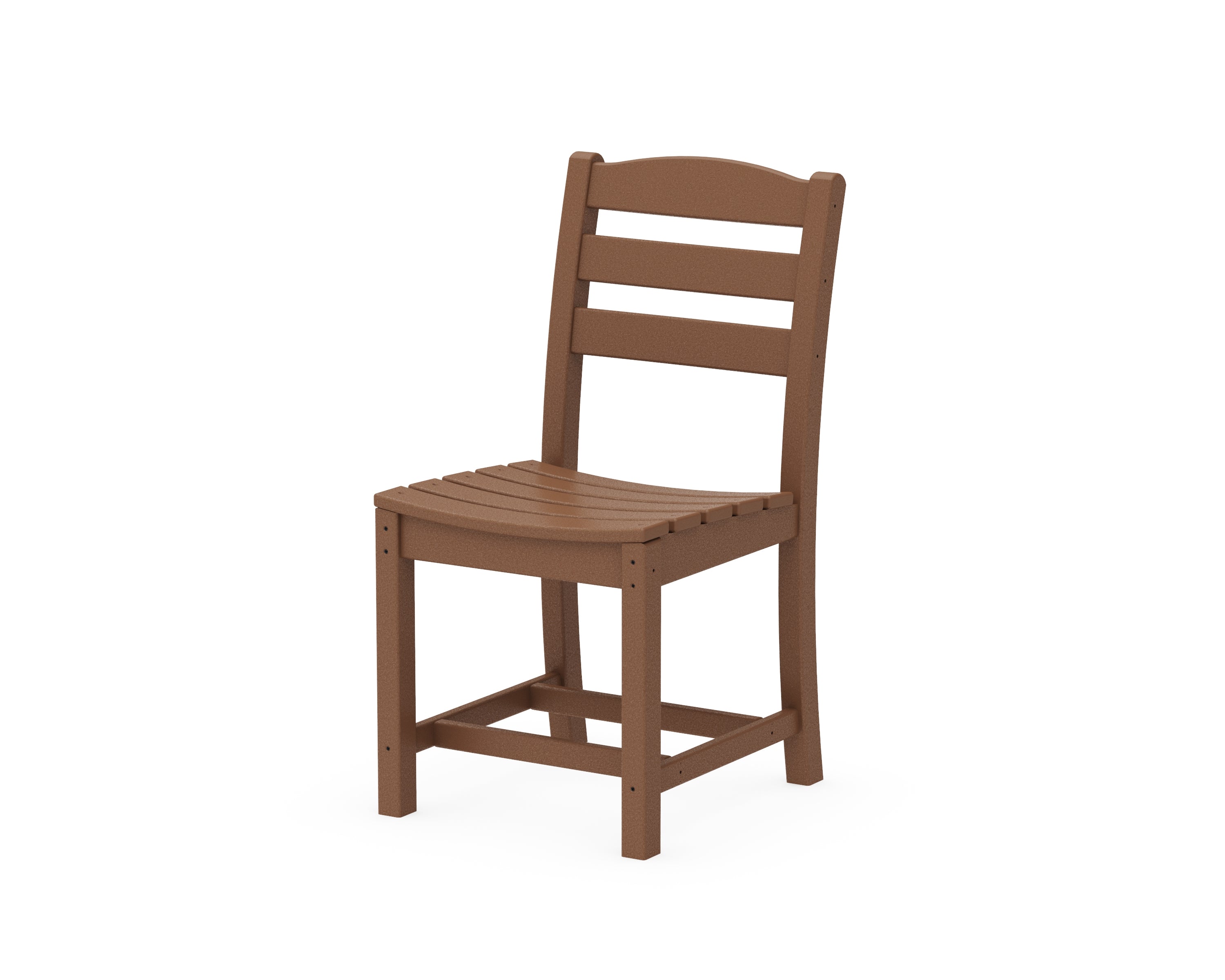 POLYWOOD® La Casa Café Dining Side Chair in Teak