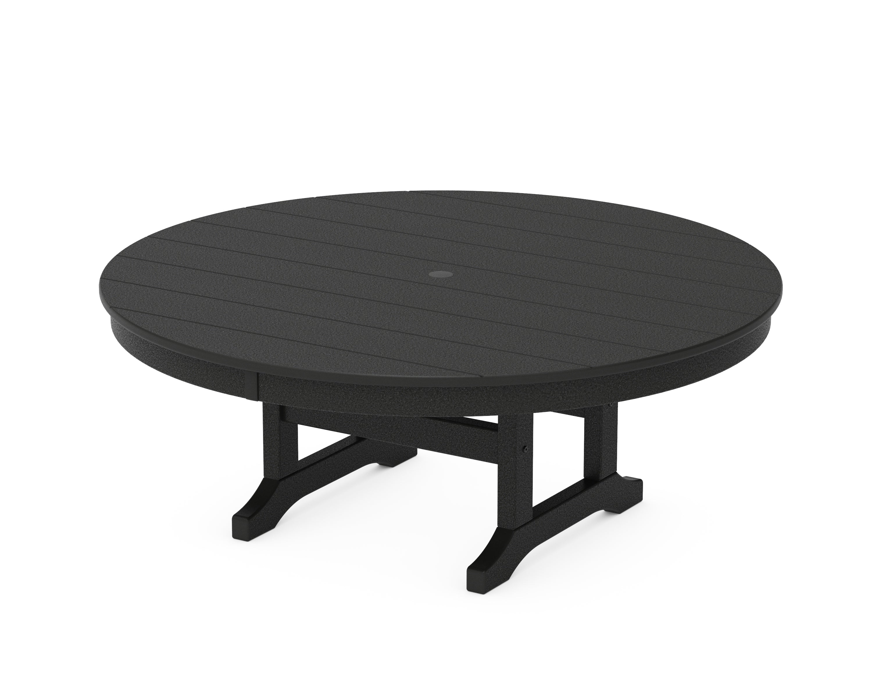 POLYWOOD® Round 48" Conversation Table in Black