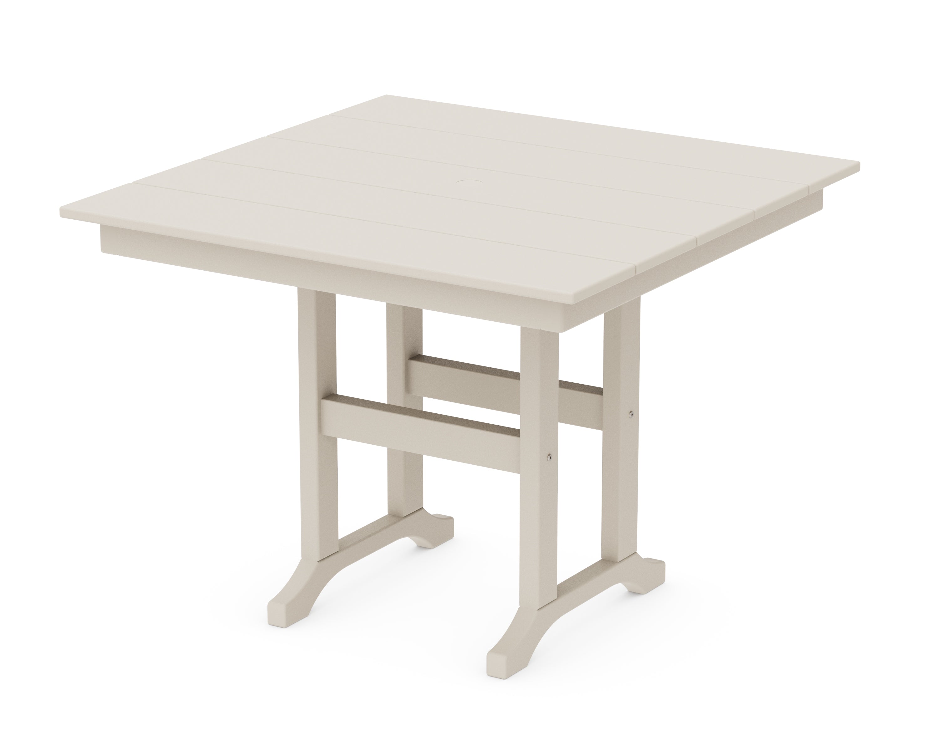 POLYWOOD® Farmhouse 37" Dining Table in Sand