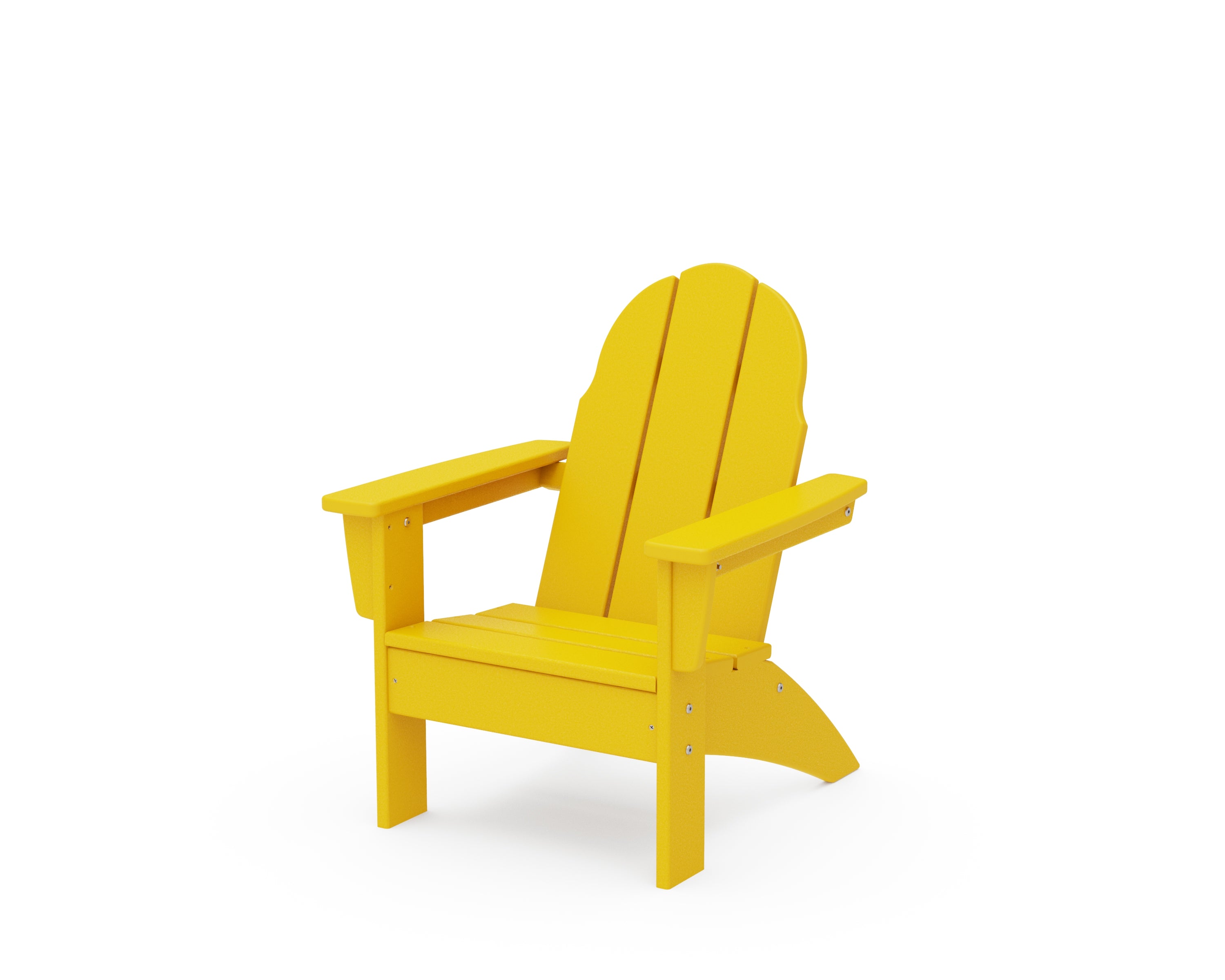 POLYWOOD® Kids Vineyard Adirondack Chair in Lemon