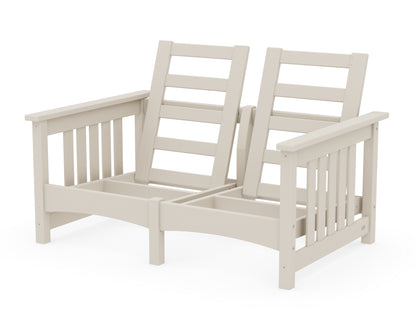POLYWOOD® Club Mission Loveseat Frame in Sand