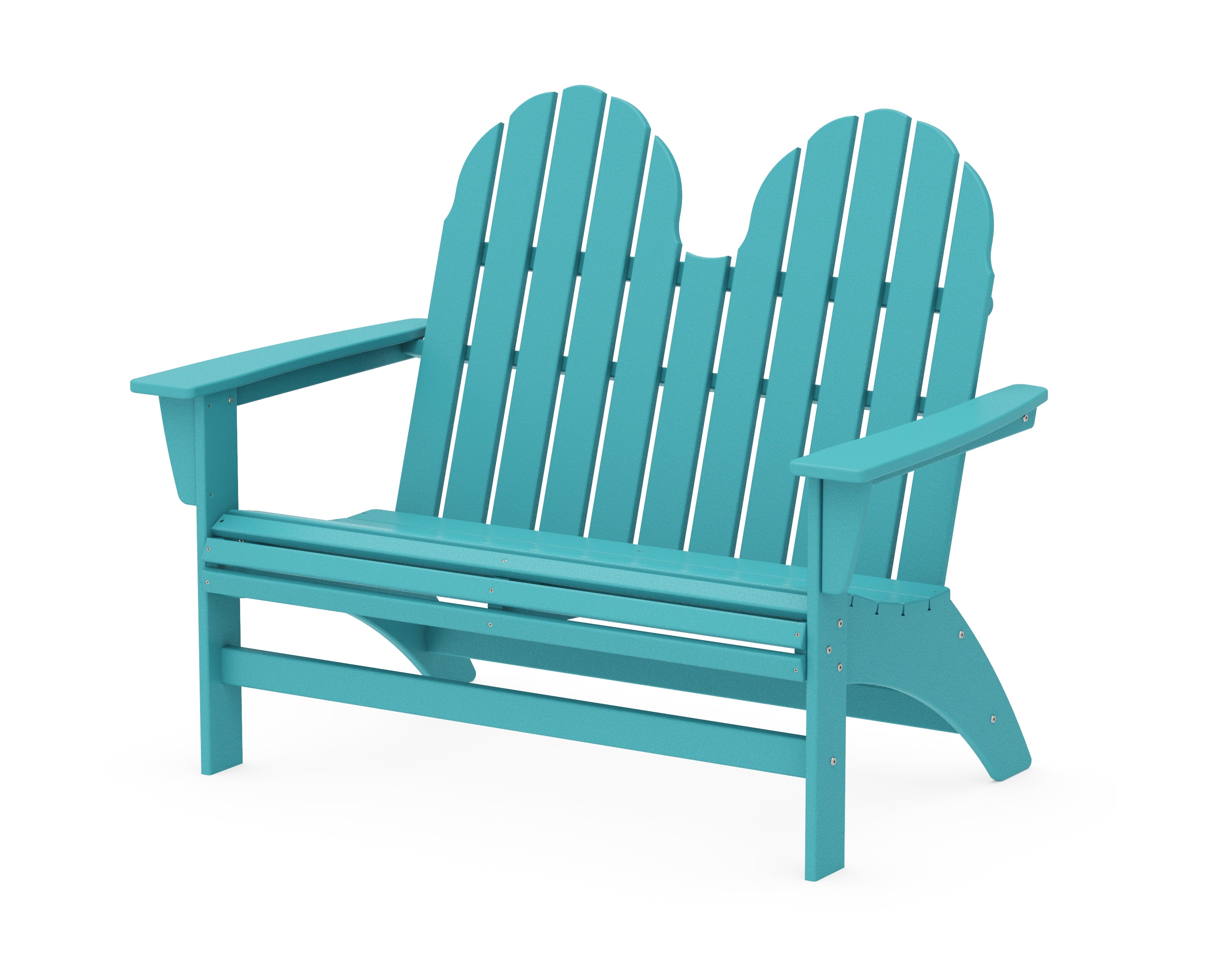 POLYWOOD® Vineyard 48" Adirondack Bench in Aruba