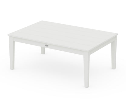 POLYWOOD® Newport 28" x 42" Coffee Table in White