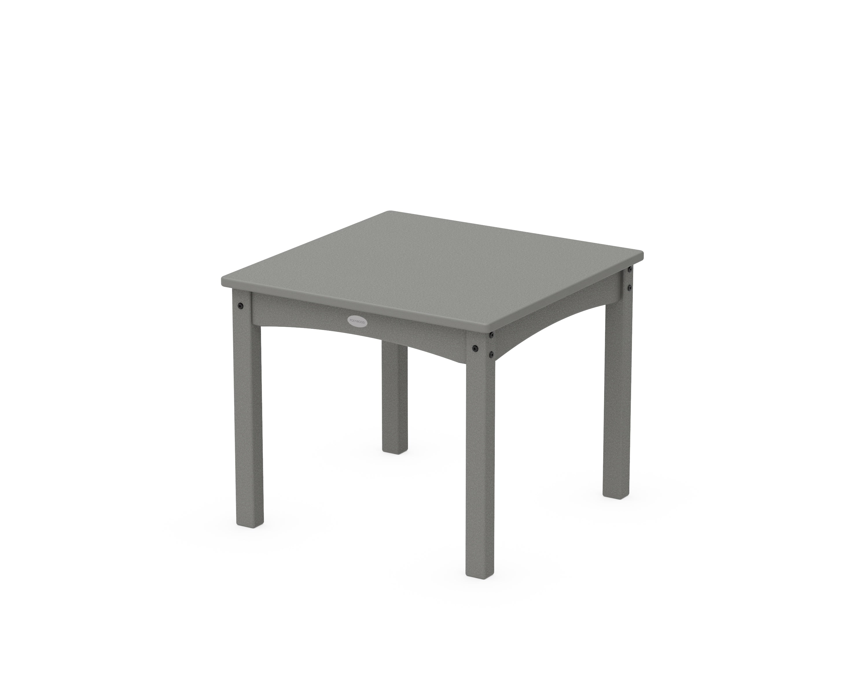 POLYWOOD® Toddler 24" Dining Table in Slate Grey
