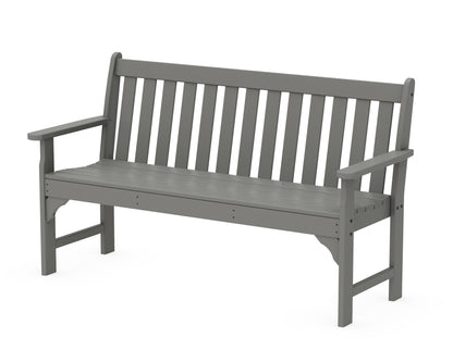 POLYWOOD® Vineyard 60" Bench in Slate Grey
